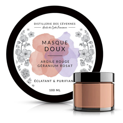 Masque doux • Argile rouge